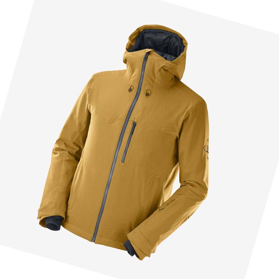 Chaquetas De Esquí Salomon UNTRACKED Hombre Marrom | MX 3335YXF